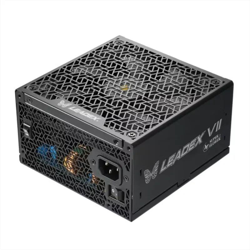Super Flower Leadex VIII Platinum Pro 1000W ATX3.1  Cybenetics 白金認證 全模組 主機電源 - 黑色