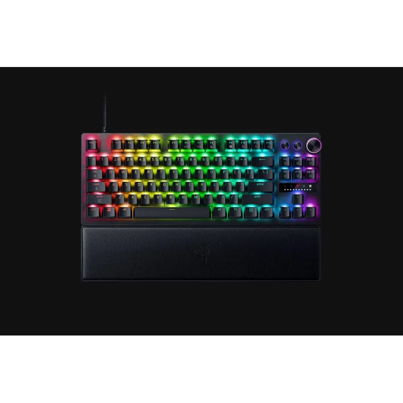 RAZER Huntsman V3 Pro 8KHz Tenkeyless 電競遊戲鍵盤 - 黑色
