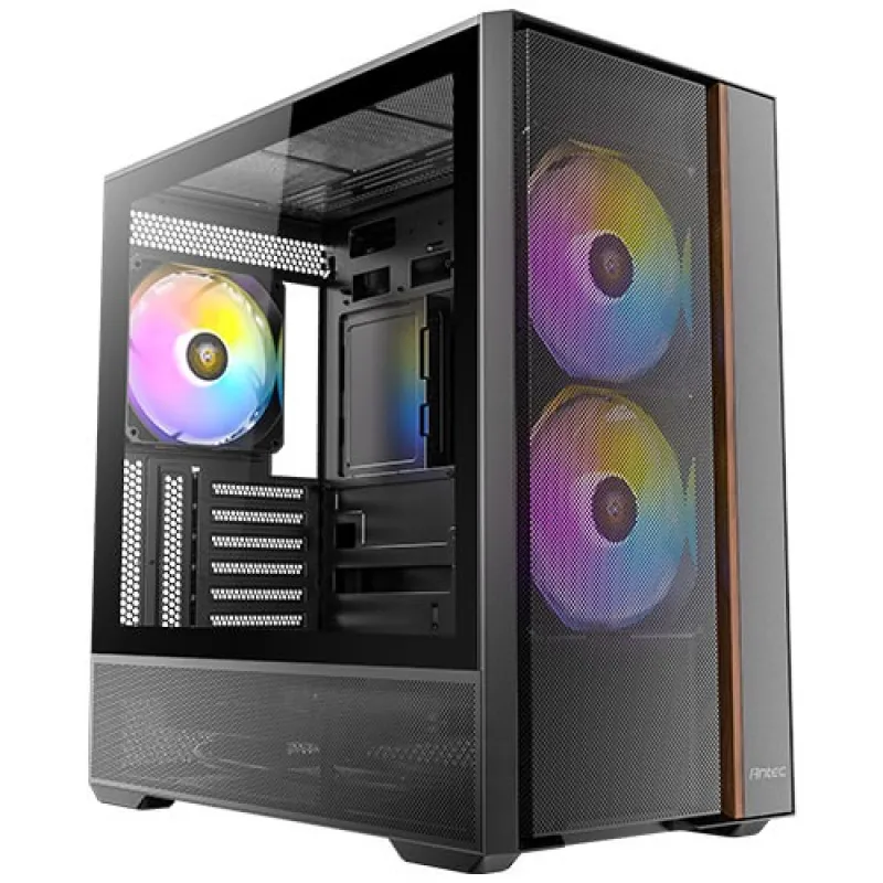 Antec 安鈦克 FLUX-REAR Micro-ATX Case (黑色/Black)(附送5把風扇)