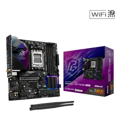 ASRock 華擎 B850M RIPTIDE WiFi Micro-ATX 主機板 (DDR5)