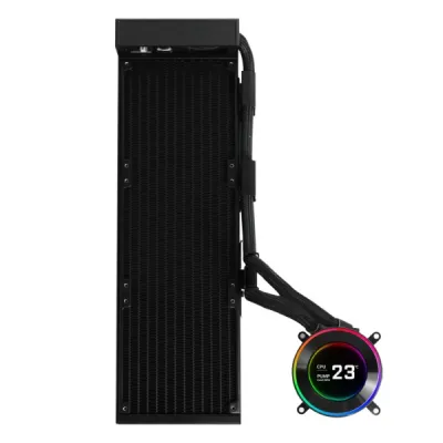 LIAN LI 聯力 Hydroshift II LCD-C 360N 360mm 水冷散熱器 - 黑色 / 無風扇