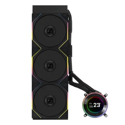 LIAN LI 聯力 Hydroshift II LCD-C 360N 360mm 水冷散熱器 - 黑色 / 無風扇