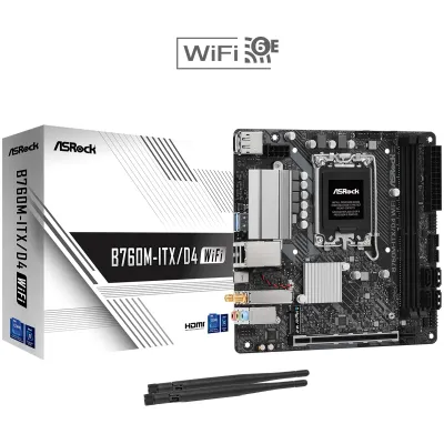 ASRock 華擎 B760M-ITX/D4 WiFi ITX 主機板 (DDR4)