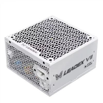 Super Flower Leadex VIII Platinum Pro 850W ATX3.1  Cybenetics 白金認證 全模組 主機電源 - 白色