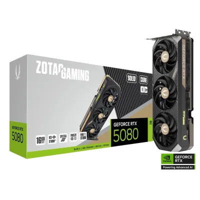 ZOTAC GAMING GeForce RTX 5080  SOLID CORE OC 16GB 顯示卡