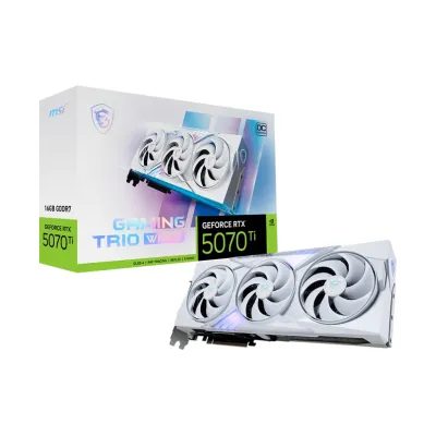 MSI 微星 GeForce RTX 5070 ti 16GB GAMING TRIO White Edition  OC 白色顯示卡