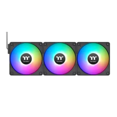Thermaltake 曜越 CT120 EX ARGB 散熱風扇(3-Fan Pack) - 黑色