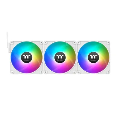Thermaltake 曜越 CT120 EX ARGB 散熱風扇(3-Fan Pack) - 白色