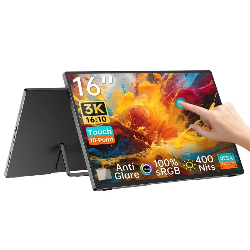 Intehill 便攜式顯示器 U16ZT 15.6" Touch FHD 觸控式屏幕 (MO-IU16ZT) Monitor