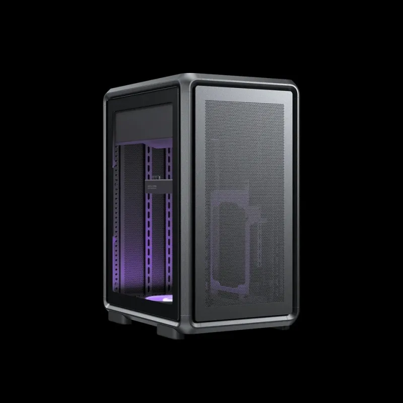 Cooler Master MasterFrame 400 Mesh 機箱 (可直立/可平放) - 黑色