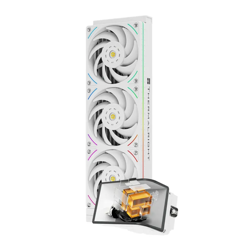 Thermalright Wonder Vision 360 UB ARGB WaterCooler 水冷 (Black /White) 裸視 3D AMOLED 曲面屏幕 - 白色