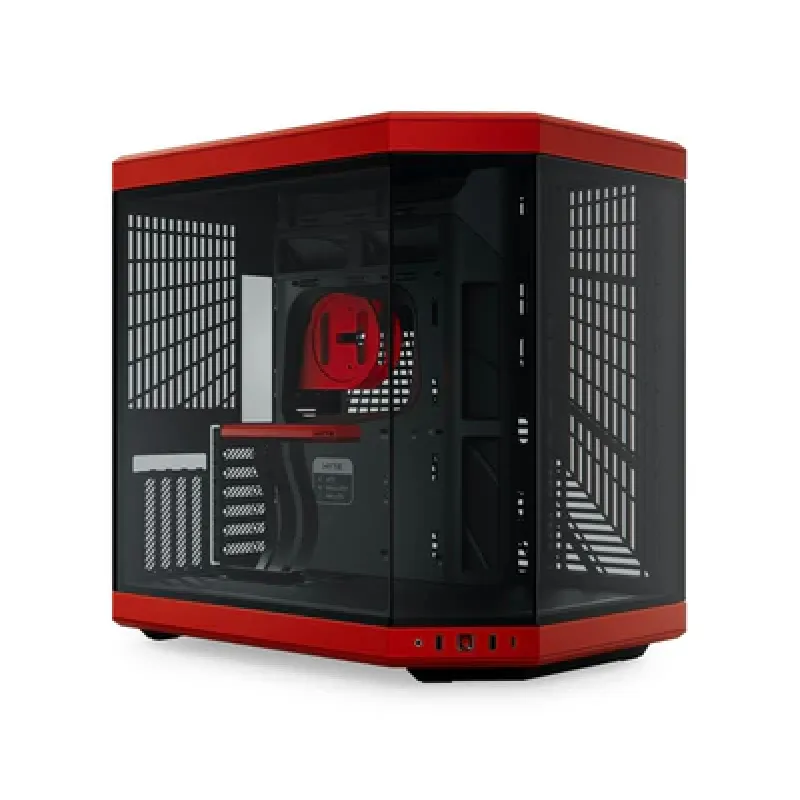 HYTE Y70 ATX 機箱 (多色) - 黑紅