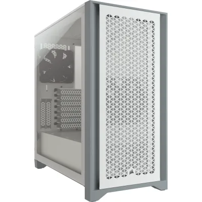 CORSAIR 4000D Airflow ATX 中塔機箱 強化玻璃 - 白色