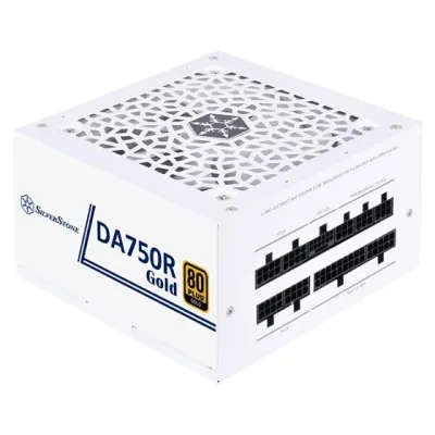 SilverStone DA750R Gold 750W 80 PLUS 全模組 主機電源 - 白色