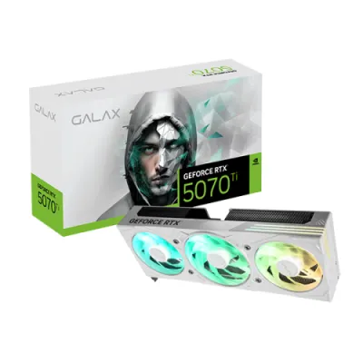 GALAX GeForce RTX 5070 Ti EX Gamer 1-click OC 16GB 顯示卡 - 白色