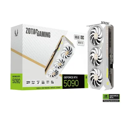ZOTAC 索態 GAMING GeForce RTX 5090 SOLID OC 32G WHITE - 白色