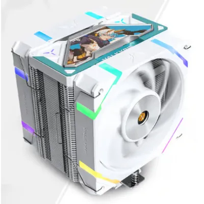 VALKYRIE SL125 ARGB 風冷散熱器 - 白色