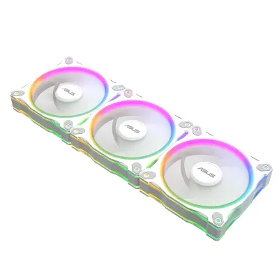 ASUS Prime MR120 ARGB ARGB 120mm 機箱風扇 反向扇葉  3件裝 - 白色