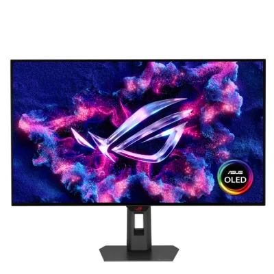 ASUS 華碩 ROG Strix XG32UCWG OLED 電競顯示器 Monitor (31.5吋 / 4K [3840 x 2160] 165Hz & FHD [1920 x 1080] 330Hz / 鏡面 OLED / 10 bit / DisplayHDR TrueBlack 400 / 99% DCI-P3 / FreeSync Premium Pro + G-Sync Compatible / Type-C 15W / HDMI 2.1 / 3軸人體工學支架)