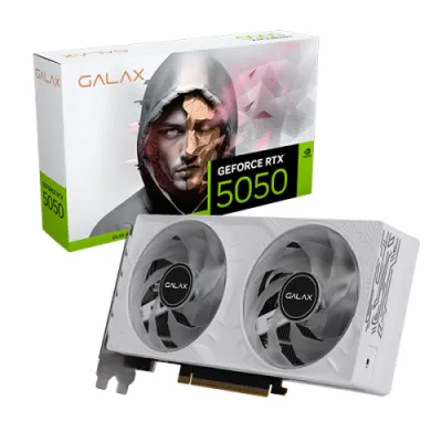 GALAX 影馳 GeForce RTX 5050 1-Click OC 8GB GDDR6 顯示卡 - 白色