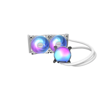 TCOMAS 鈦鉭 SJ-A080 INTEL/AMD 240MM CPU 水冷散熱器 - 白色 / AMD