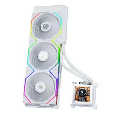LIAN LI 聯力 HydroShift II LCD 360S TL 360mm 水冷散熱器 - 白色 / 360MM