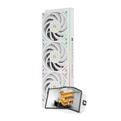 Thermalright Wonder Vision 360 UB ARGB WaterCooler 水冷 (Black /White) 裸視 3D AMOLED 曲面屏幕 - 白色