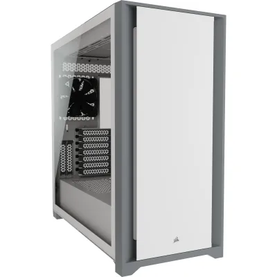 Corsair 5000D Tempered Glass Mid-Tower ATX CASE - 白色