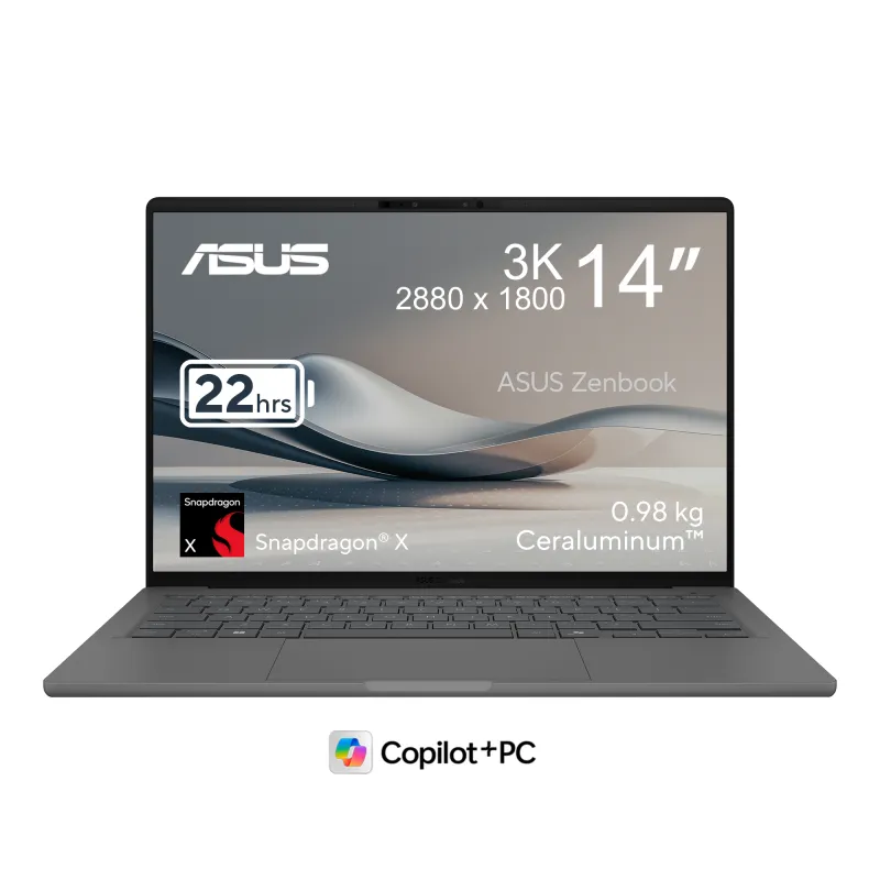 ASUS Zenbook A14 (UX3407) Notebook 手提電腦Snapdragon® X X1 26 100