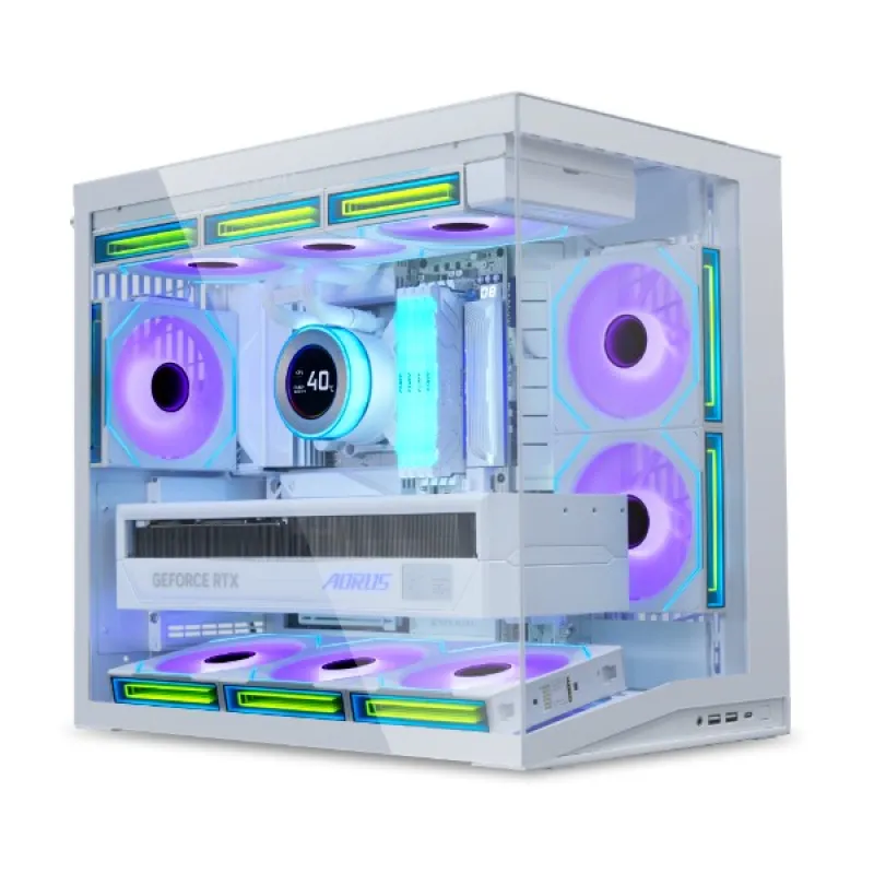 Lian Li PC-O11 Dynamic mini ATX V2 Case - 白色