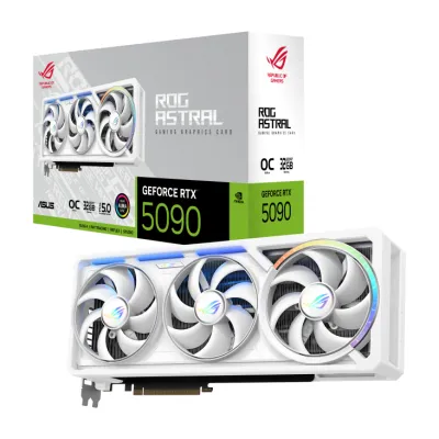 ASUS 華碩 ROG Astral GeForce RTX 5090 32GB GDDR7 OC 顯示卡 - 白色
