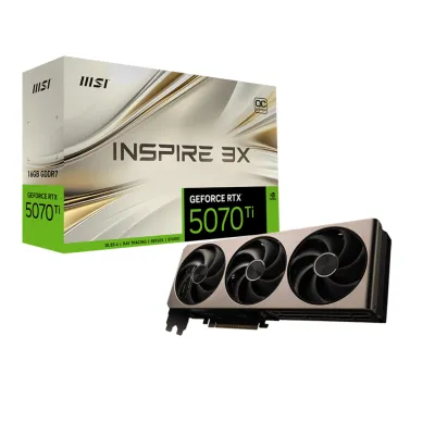 MSI 微星 GeForce RTX 5070 TI 16GB INSPIRE 3X OC 顯示卡