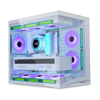Lian Li PC-O11 Dynamic mini ATX V2 Case - 白色