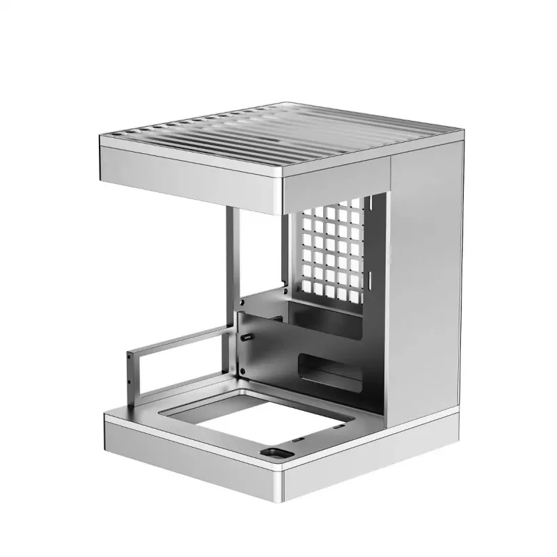 TiYing 態影 S1 鋁合金桌面小孩景 CNC iTX 機箱 - 銀色