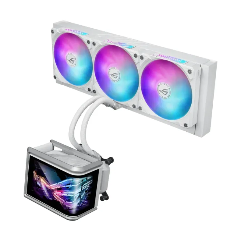 ASUS ROG RYUO IV SLC 360 ARGB 水冷散熱器 - 白色