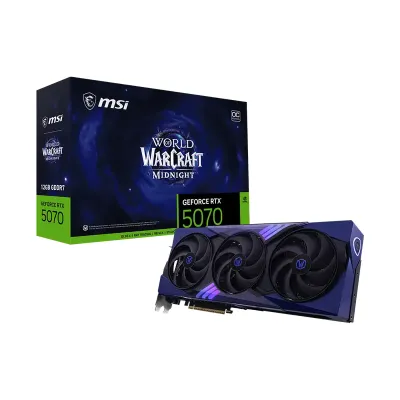 MSI GeForce RTX™ 5070 12G World of Warcraft® MIDNIGHT VOID EDITION OC (DI-N5070C1)