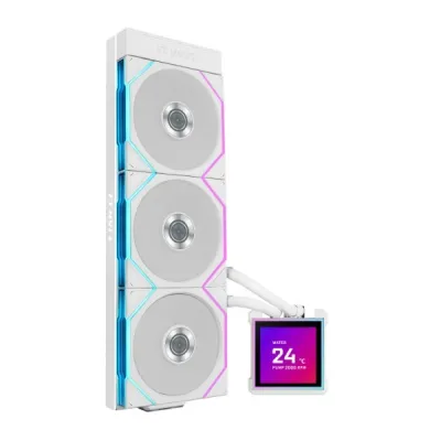 LIAN LI 聯力 Hydroshift II LCD-S 360CL 360mm 水冷散熱器 - White 白色