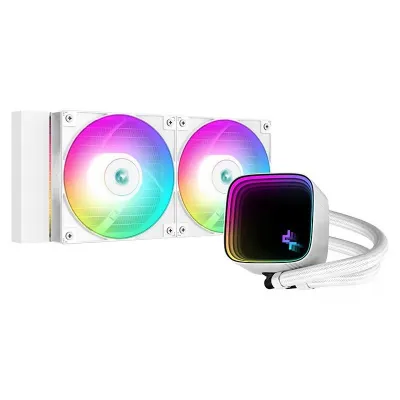 DEEPCOOL LS520 SE ARGB 240mm 水冷散熱器 - White 白色