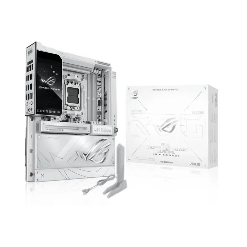 ASUS 華碩 ROG CROSSHAIR X870E Glacial EATX 主機板 DDR5