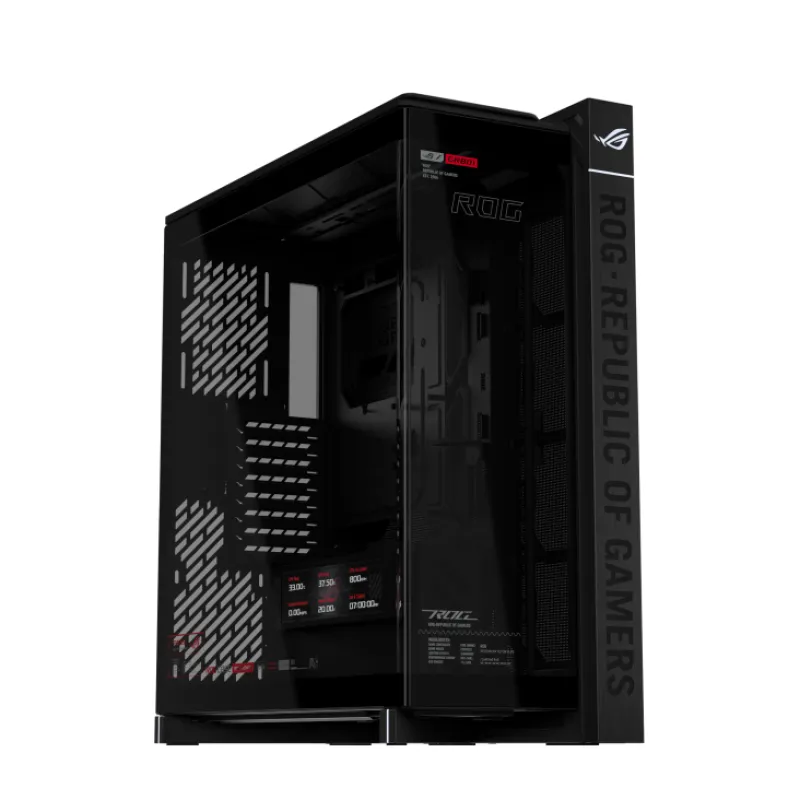 Asus ROG 幻世神 GR801 曲面豪華版 Cronox  Full-Tower EATX 電競機箱 - 黑色
