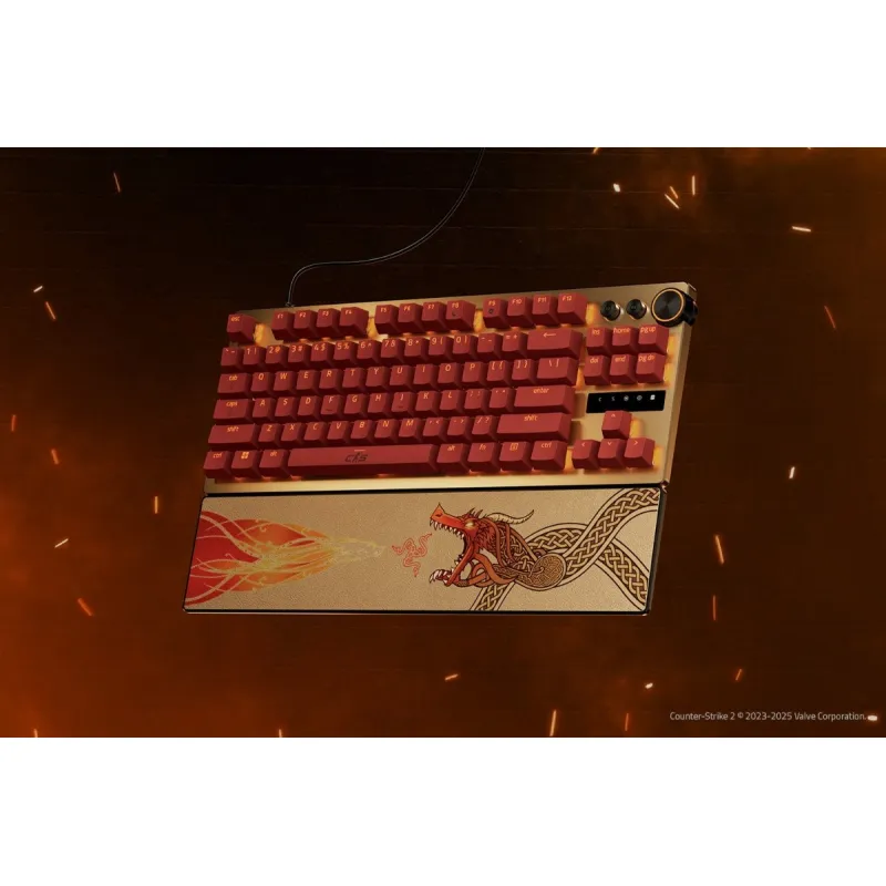 Razer Huntsman V3 Pro TKL 類比式光學遊戲鍵盤 - CS2 Edition (Razer 類比式光軸)