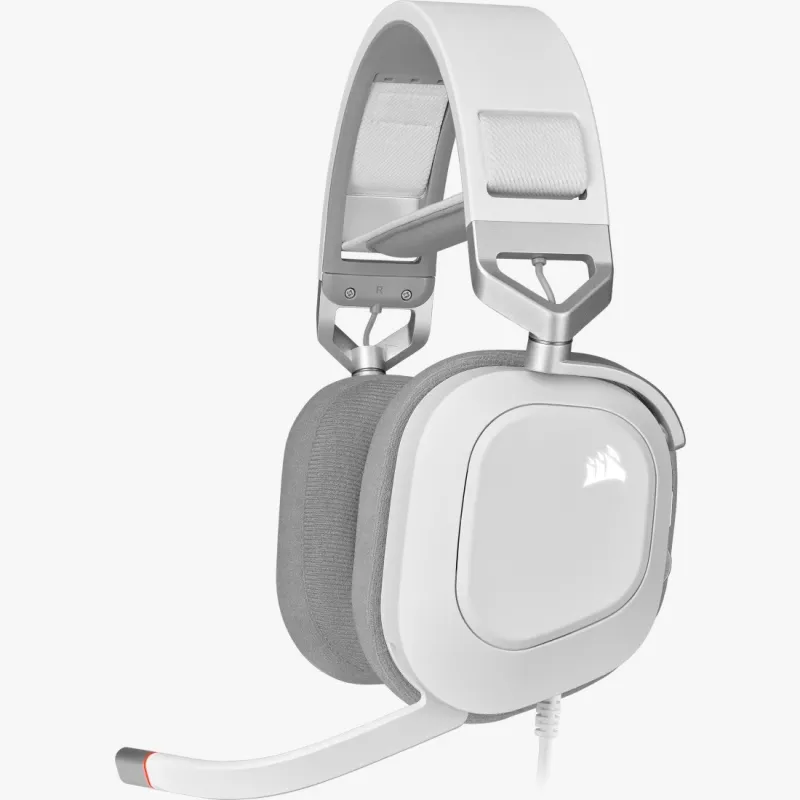 Corsair 海盜船 HS80 RGB USB Wired Gaming Headset — 白色 (AP)