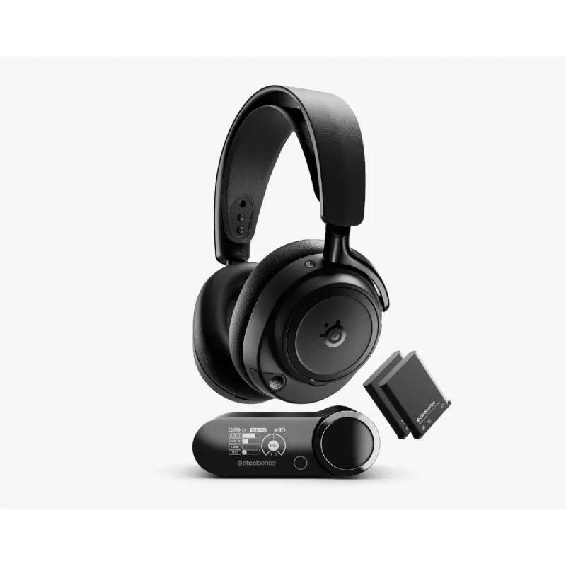 SteelSeries Arctis Nova Elite Wireless ANC 2.4G 無線電競遊戲耳機 - Obsidian 黑曜石 - 黑色
