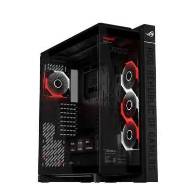 Asus ROG 幻世神 GR801 曲面豪華版 Cronox  Full-Tower EATX 電競機箱 - 黑色