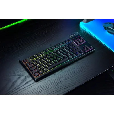 Razer BlackWidow V4 Low-Profile Tenkeyless HyperSpeed 電競鍵盤 Yellow Linear Switch（線性靜音）