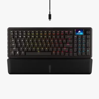 Corsair VANGUARD 96 Mechanical Gaming Keyboard RGB 機械式鍵盤 - MLX Quantum軸 -有線 - Black Tone