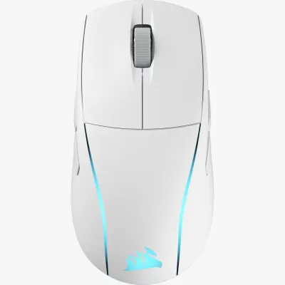 CORSAIR M75 WIRELESS Lightweight RGB 超輕量無線遊戲滑鼠 - 白色