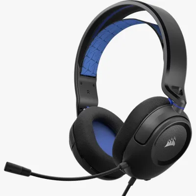 Corsair 海盜船HS35 V2 多平台遊戲耳機 藍色