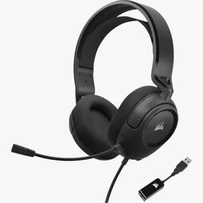 Corsair 海盜船HS35 Surround V2 多平台遊戲耳機 黑色