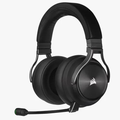 Corsair 海盜船 Virtuoso RGB Wireless XT 無線電競耳機 (Slate)(PC, Mac, PS5, PS4, Mobile Devices)